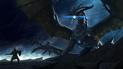 cybernetic dragon