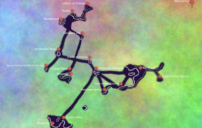 DnD Down Under map DnD Down Under map